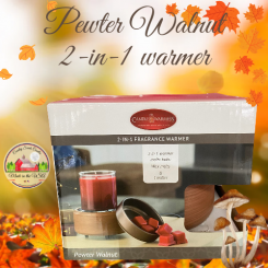 Pewter Walnut 2-In-1 Classic Fragrance Warmer