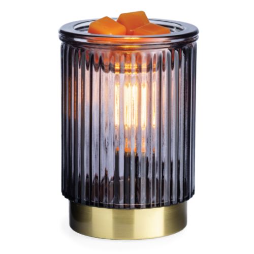 Fluted Glass Vintage Bulb Fragrance Warmer Fluted Glass Vintage Bulb Fragrance Warmer