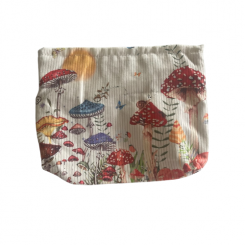 Large Mushroom Makeup Bag