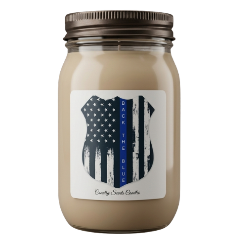 Police Awareness 16oz candle 