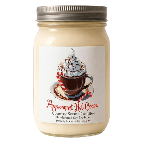 Peppermint Hot Cocoa 16oz Limited Edition Candle 