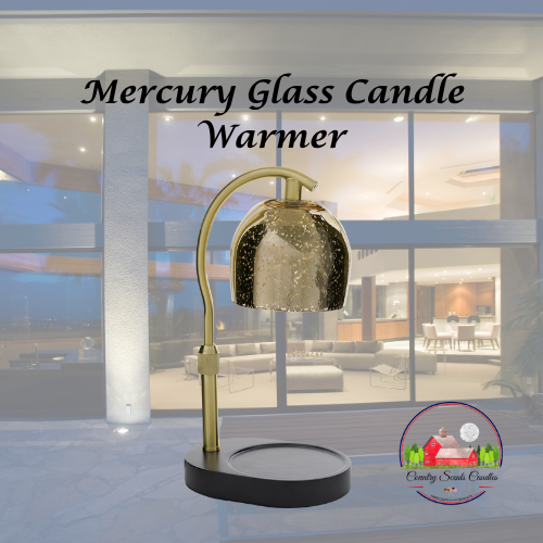 Mercury Glass Candle Warmer Lamp