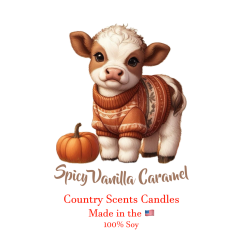 Spicy Vanilla Caramel 8oz Limited Edition Candle 