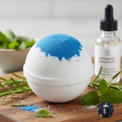 Spearmint Rosemary Bath Bomb