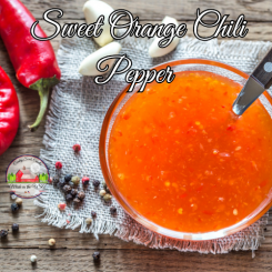 Sweet Orange Chili Pepper 8oz jar of aroma beads