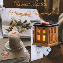 Wood Lantern pluggable warmer