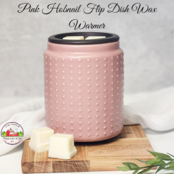 Pink Hobnail Flip Dish Fragrance Warmer