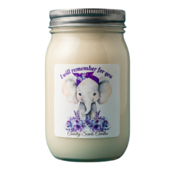 Alzheimers Awareness Candle 16oz candle 