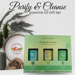 IllumniScents Purify and Cleanse Essential Oil Gift Set