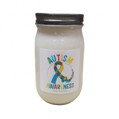 Autism Awareness 16oz candle (Lavender Chamomile Scent)