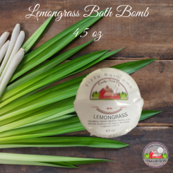 Lemongrass bath bomb