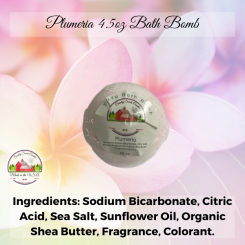 Plumeria bath bomb