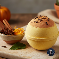Pumpkin Spice Bath Bomb