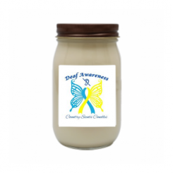Deaf Awareness 16oz candle Deaf Awareness 16oz candle